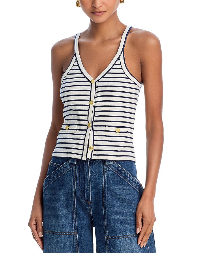 Полосатый топ на пуговицах - эксклюзив AQUA, мультиколор
Полосатый топ на пуговицах - эксклюзив AQUA, мультиколор