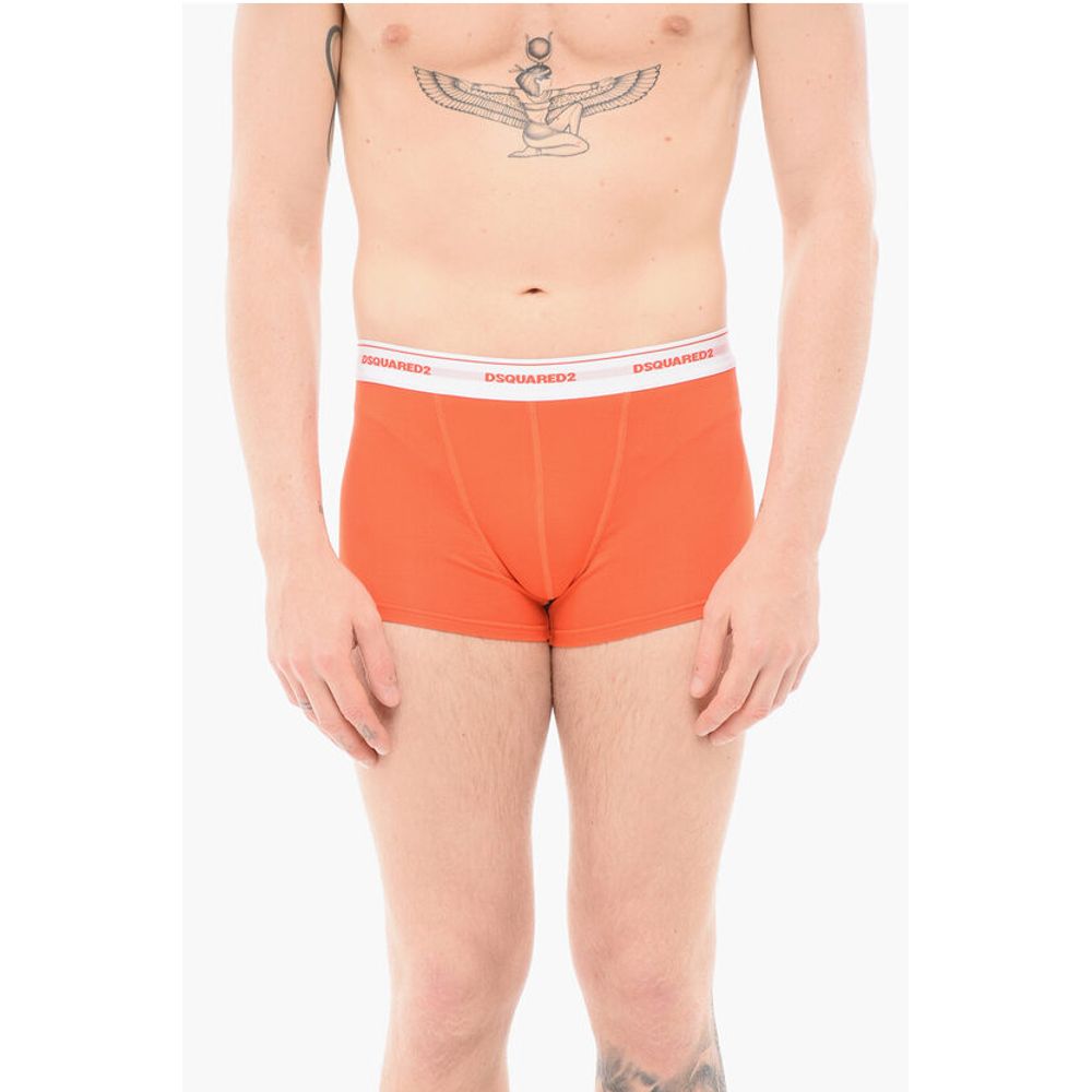 Боксеры Contrasting Logoed Band TRUNK Boxer Dsquared2, оранжевый 
Боксеры Contrasting Logoed Band TRUNK Boxer Dsquared2, оранжевый