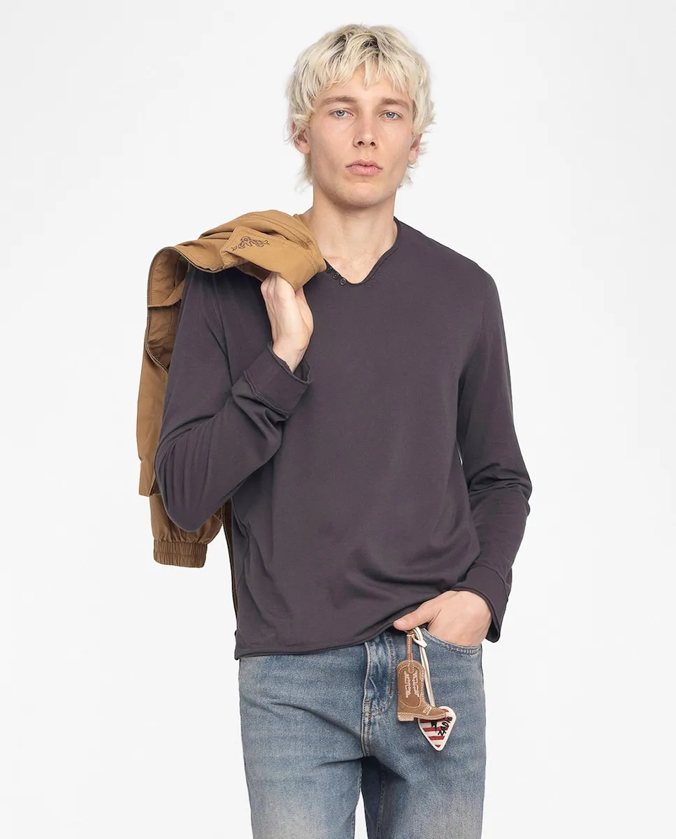 Тунисская футболка Монастир мужская с длинными рукавами из хлопка Zadig & Voltaire, коричневый
Тунисская футболка Монастир мужская с длинными рукавами из хлопка Zadig & Voltaire, коричневый