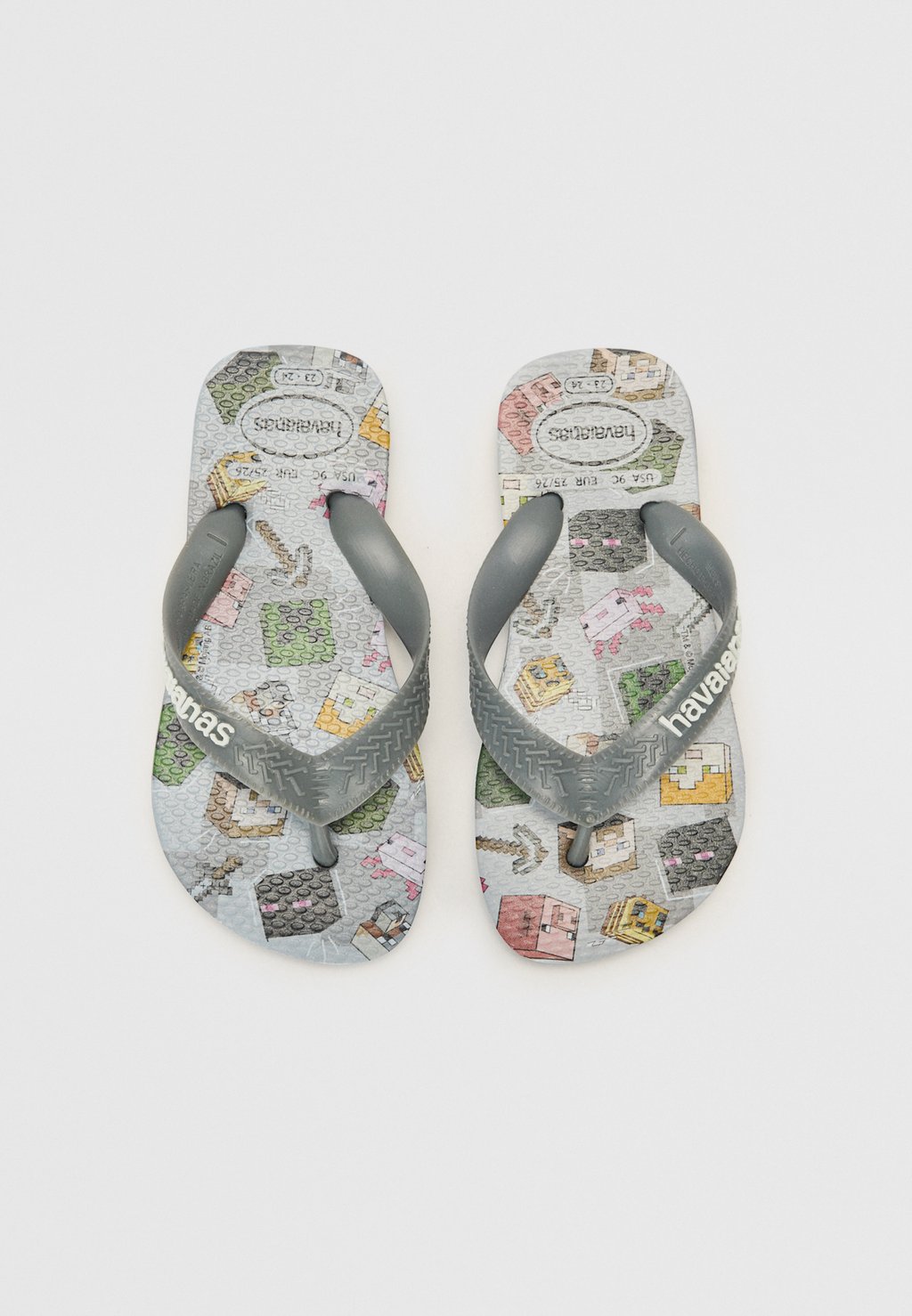 Сандалии с Т-образной застежкой MINECRAFT - Pool slides Havaianas, серый
Сандалии с Т-образной застежкой MINECRAFT - Pool slides Havaianas, серый