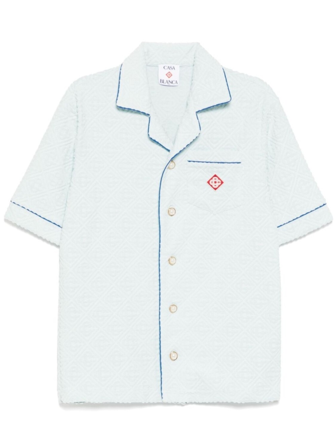 Casablanca рубашка с нашивкой-логотипом, синий
Casablanca рубашка с нашивкой-логотипом, синий