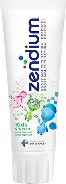 Зубная паста для детей 0-5 лет Zendium Kids мягкий вкус 75 мл
Зубная паста для детей 0-5 лет Zendium Kids мягкий вкус 75 мл