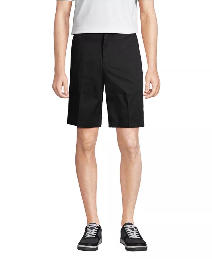 Мужские шорты-чиносы 11 дюймов с простым передом и смешанным кроем Lands' End, черный
Мужские шорты-чиносы 11 дюймов с простым передом и смешанным кроем Lands' End, черный