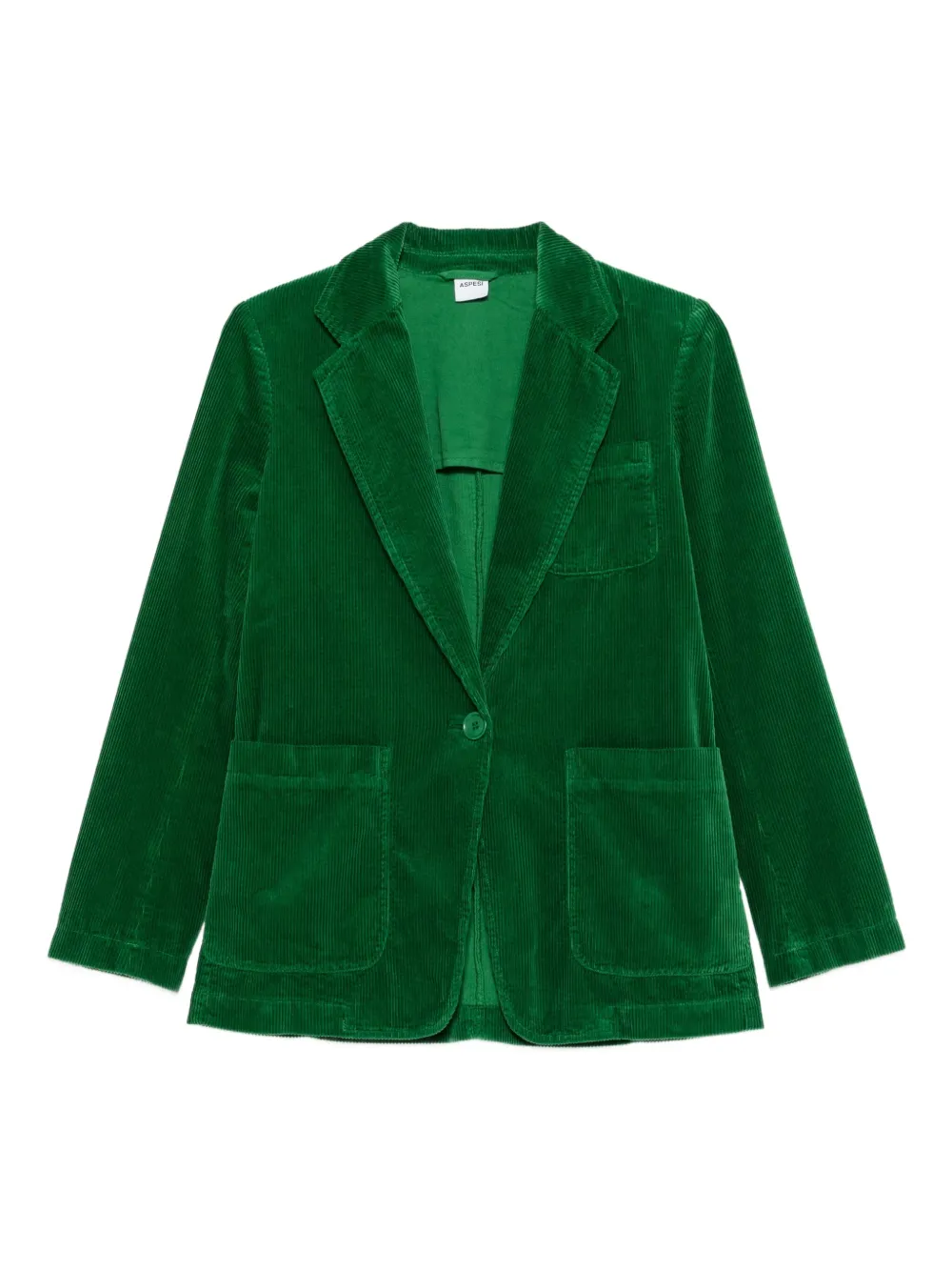 Однобортный пиджак ASPESI, зеленый
Однобортный пиджак ASPESI, зеленый