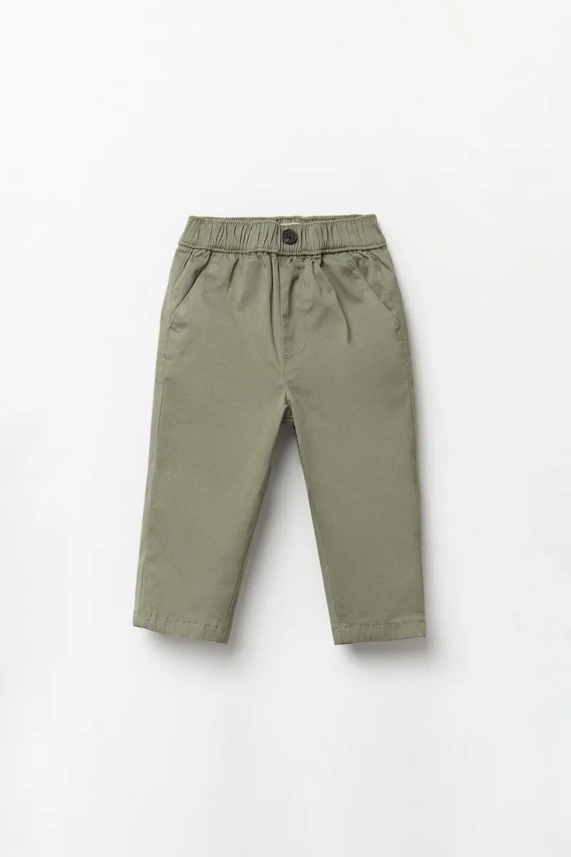 Хлопковые брюки комфорт Sfera, хаки
Хлопковые брюки комфорт Sfera, хаки