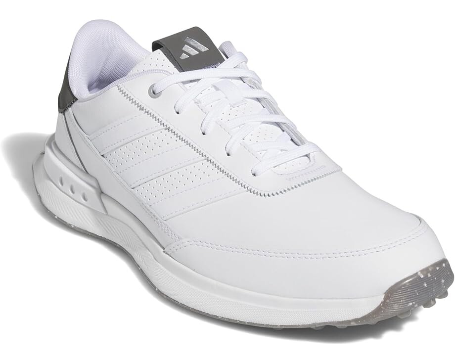 Кроссовки adidas S2G 24 Leather Spikeless Golf Shoes, цвет Footwear White/Footwear White/Charcoal
Кроссовки adidas S2G 24 Leather Spikeless Golf Shoes, цвет Footwear White/Footwear White/Charcoal