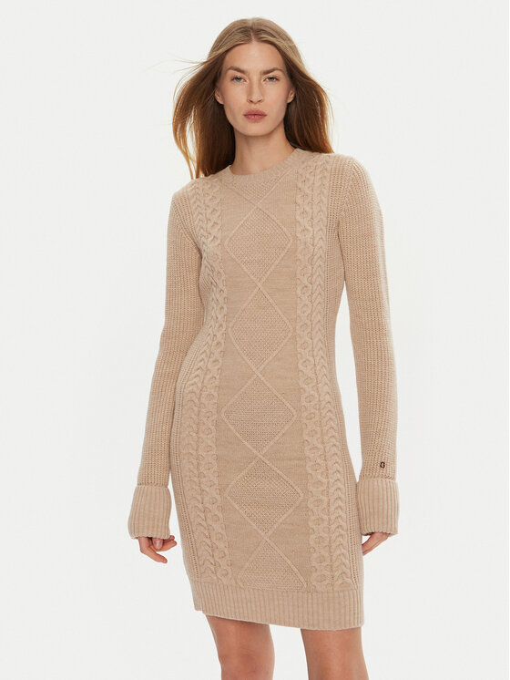 Трикотажное платье обычного кроя Guess, бежевый
Трикотажное платье обычного кроя Guess, бежевый