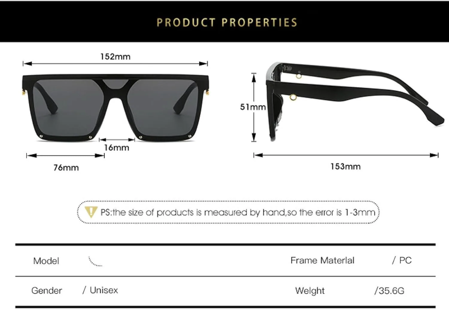 Модные солнцезащитные очки для женщин в стиле ретро, солнцезащитные очки для активного отдыха и вождения, защита от УФ-излучения UV400 TKKTLLT, Black Gray Blue
Модные солнцезащитные очки для женщин в стиле ретро, солнцезащитные очки для активного отдыха и вождения, защита от УФ-излучения UV400 TKKTLLT, Black Gray Blue