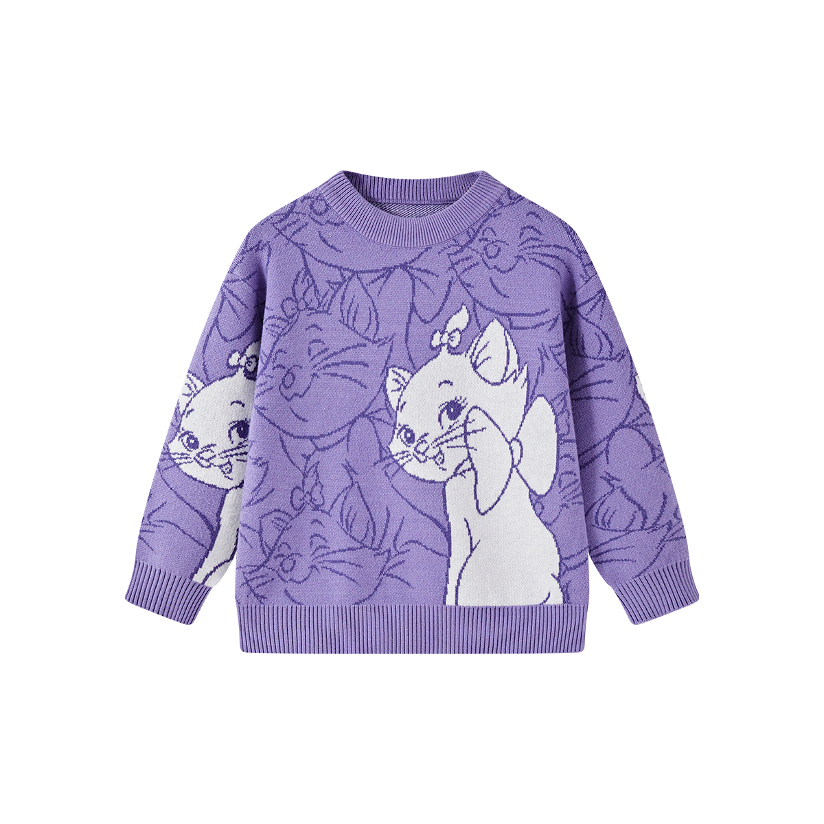 Детский свитер с круглым вырезом, средней жесткости Disney, фиолетовый
Детский свитер с круглым вырезом, средней жесткости Disney, фиолетовый