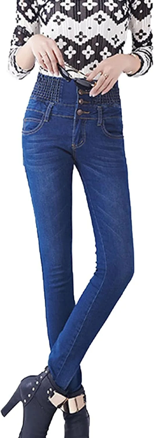 Maiyifu-GJ женские джинсы скинни с высокой талией, Slim Fit, 4 пуговицы
Maiyifu-GJ женские джинсы скинни с высокой талией, Slim Fit, 4 пуговицы