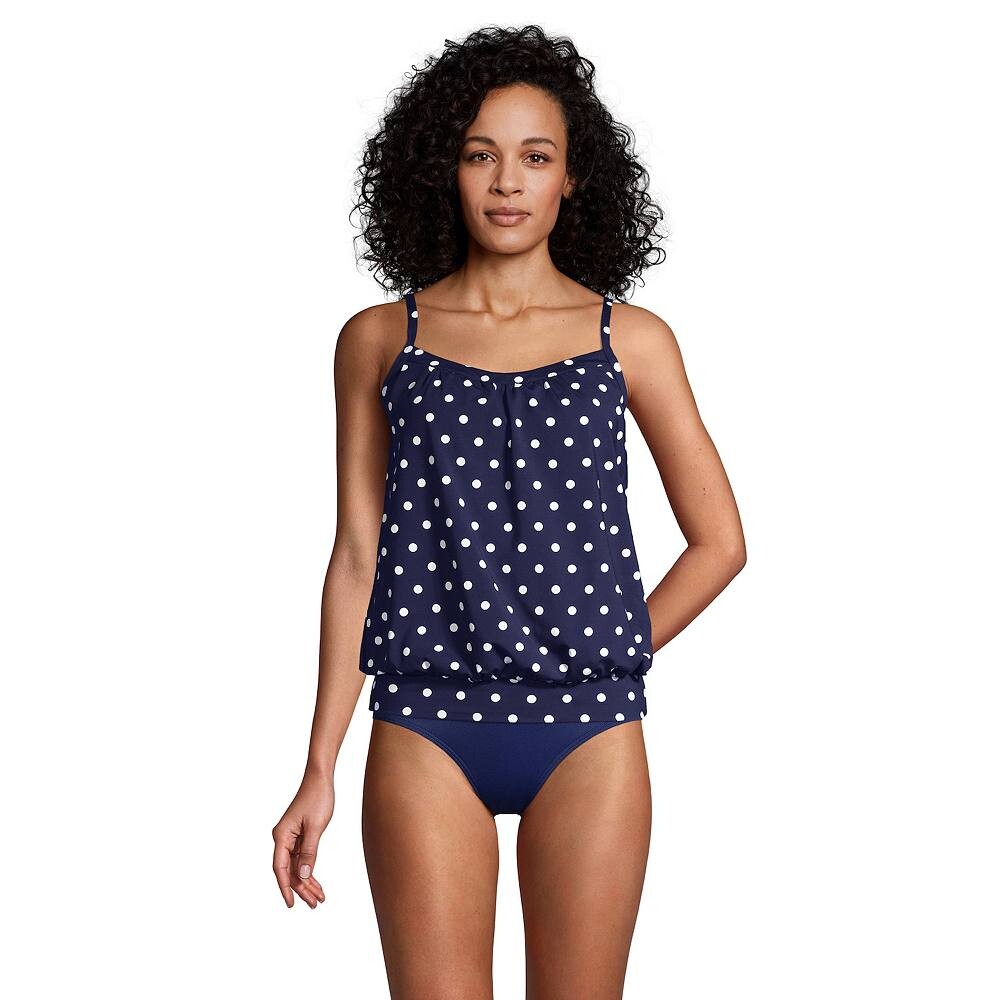 Женский купальник Lands' End UPF 50 Blouson Tankini Top, цвет Deep Sea Polka Dot
Женский купальник Lands' End UPF 50 Blouson Tankini Top, цвет Deep Sea Polka Dot