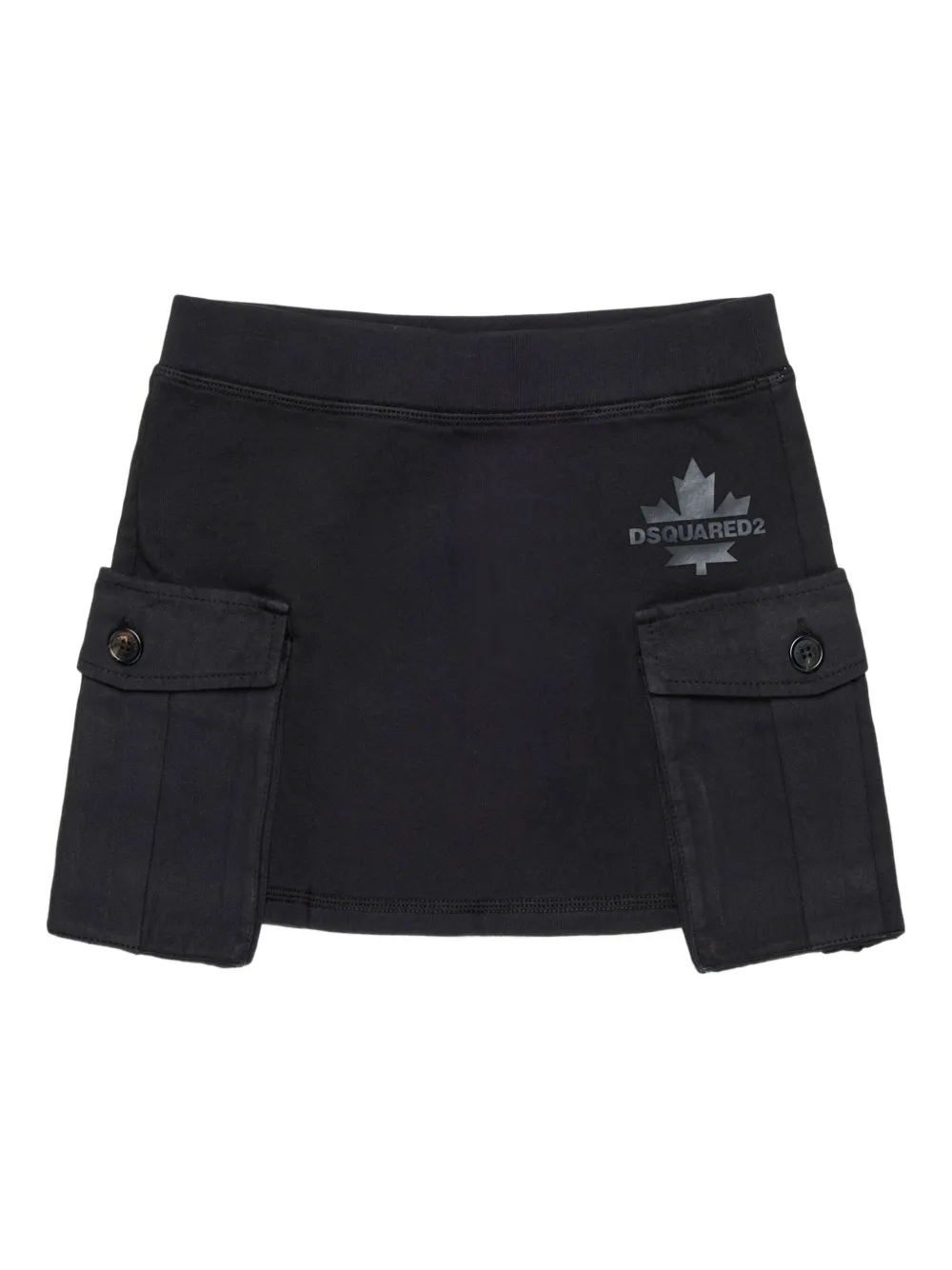 Юбка мини DSQUARED2 KIDS, черный 
Юбка мини DSQUARED2 KIDS, черный