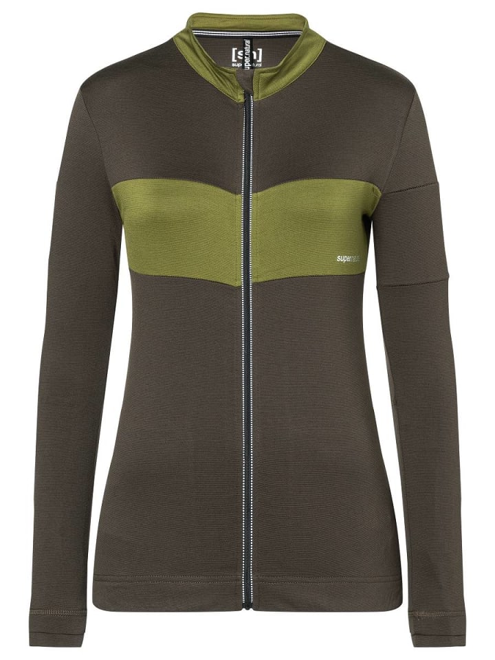 Функциональный лонгслив super.natural, цвет dunkelbraun - oliv
Функциональный лонгслив super.natural, цвет dunkelbraun - oliv