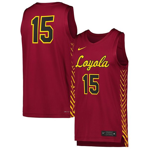 Мужская баскетбольная майка #15 maroon loyola chicago ramblers replica Nike
Мужская баскетбольная майка #15 maroon loyola chicago ramblers replica Nike
