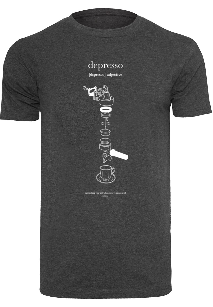 Рубашка Mister Tee Depresso, антрацит
Рубашка Mister Tee Depresso, антрацит