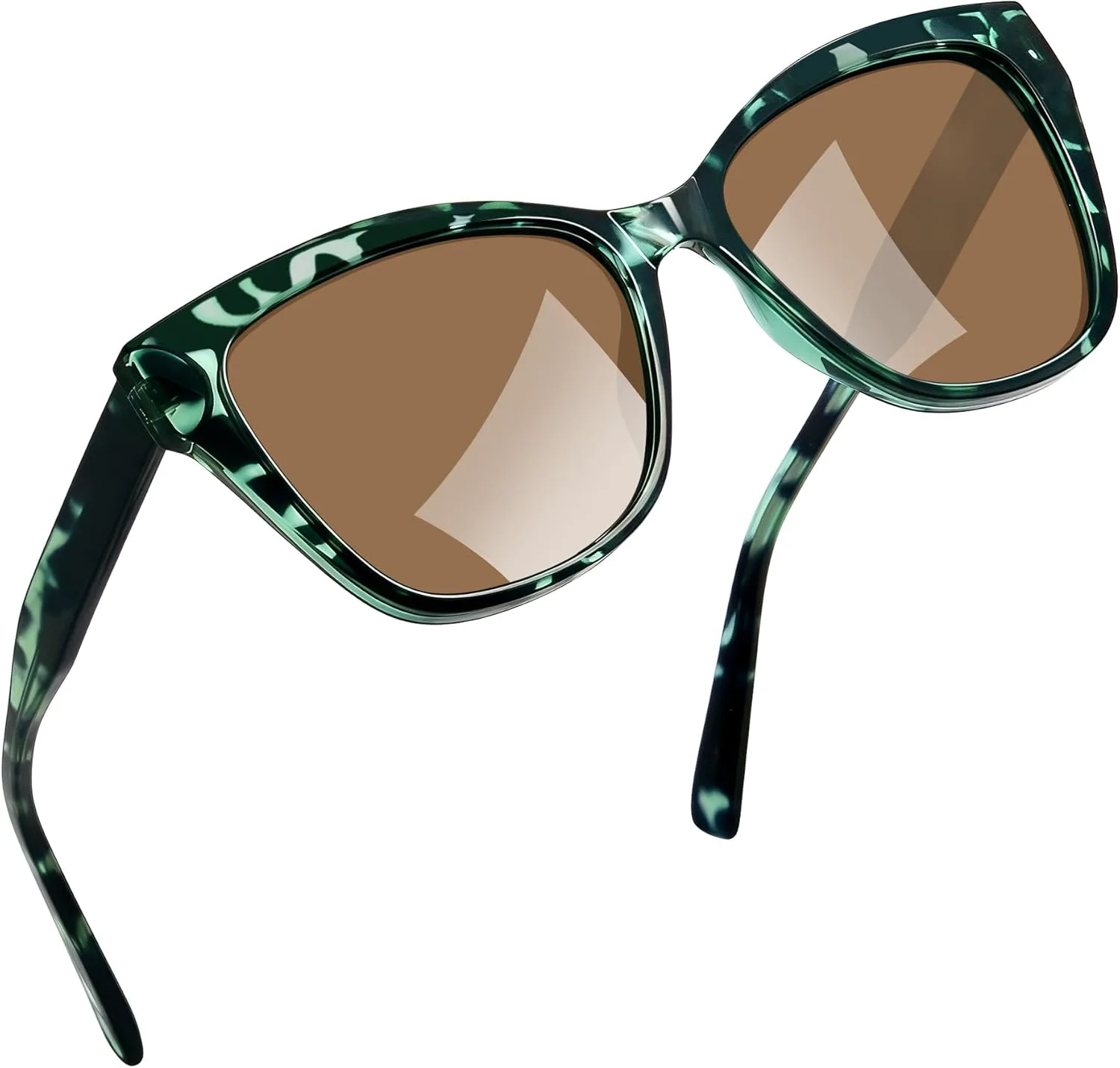 Женские солнцезащитные очки Joopin Oversized Cateye с эффектом «кошачьего глаза», модные солнцезащитные очки с защитой от УФ-излучения, Green Tortoise Brown
Женские солнцезащитные очки Joopin Oversized Cateye с эффектом «кошачьего глаза», модные солнцезащитные очки с защитой от УФ-излучения, Green Tortoise Brown
