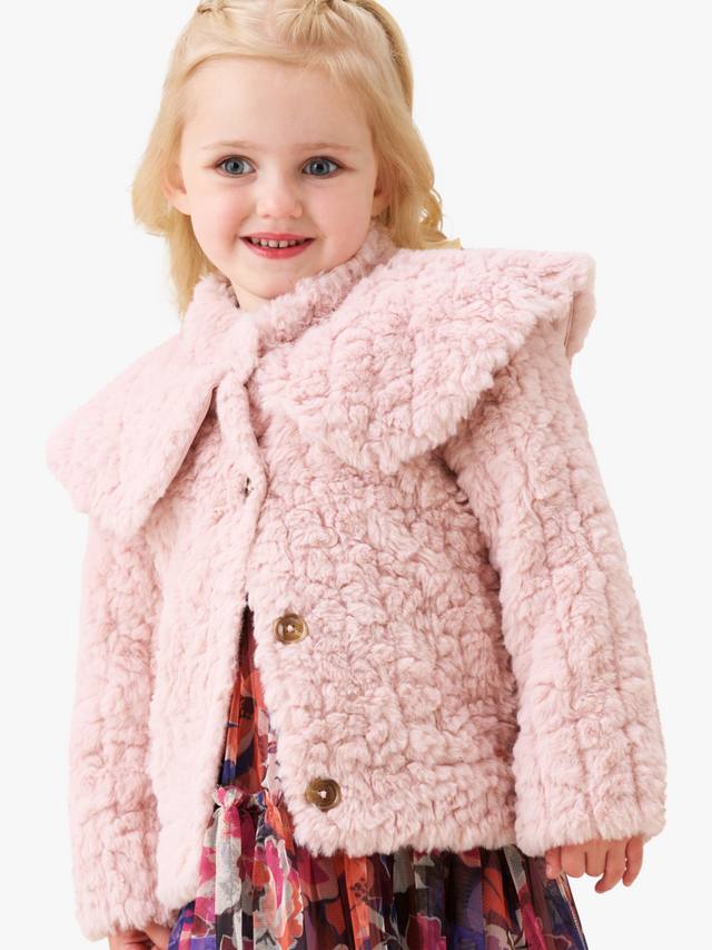 Детское пальто с воротником из искусственного меха Angel & Rocket, Pink
Детское пальто с воротником из искусственного меха Angel & Rocket, Pink