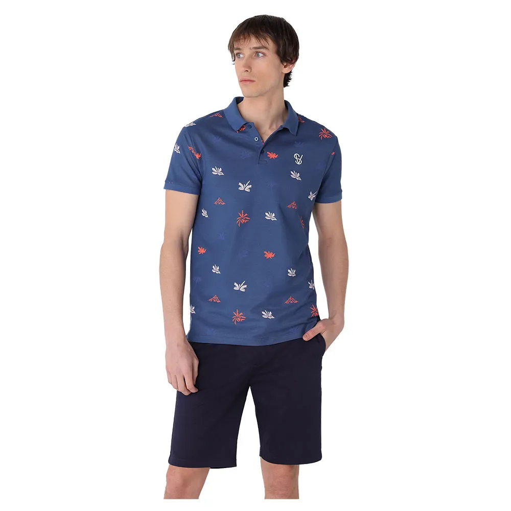 Поло с коротким рукавом Six Valves 8405, синий
Поло с коротким рукавом Six Valves 8405, синий