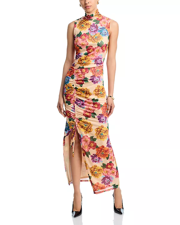 Длинное платье из сетчатой ткани с цветочным принтом - эксклюзив Aqua, мультиколор
Длинное платье из сетчатой ткани с цветочным принтом - эксклюзив Aqua, мультиколор