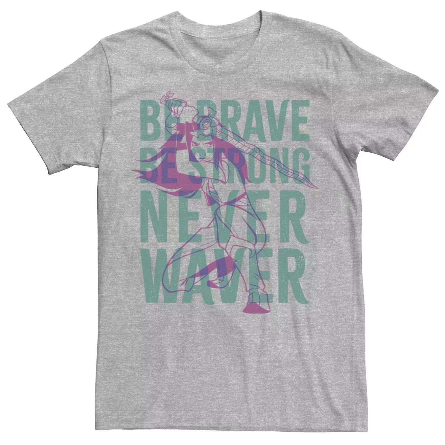 Мужская футболка Disney Raya And The Last Dragon Never Waver с текстовым наложением
Мужская футболка Disney Raya And The Last Dragon Never Waver с текстовым наложением