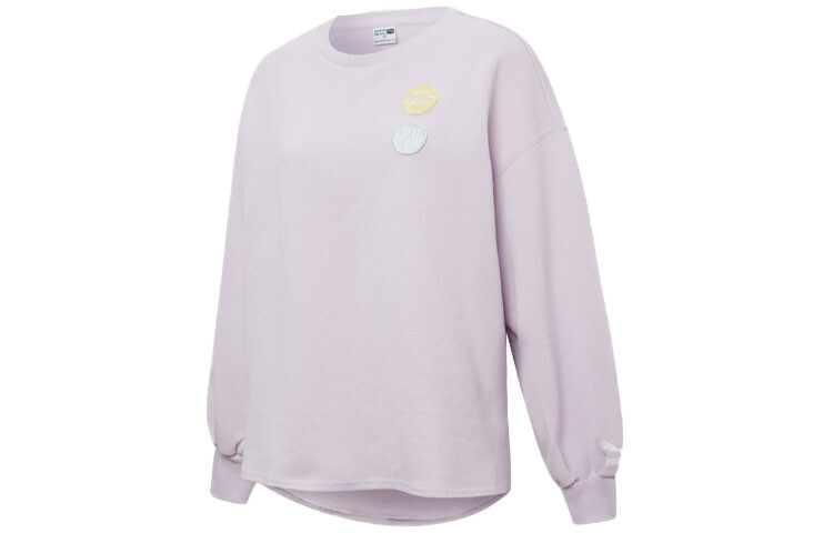 Свитшот женский светло-фиолетовый Puma 
Свитшот женский светло-фиолетовый Puma