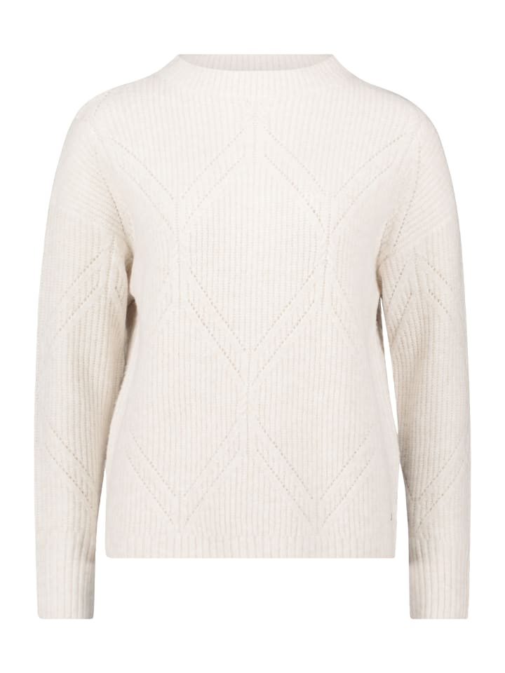 Текстурный трикотажный свитер в цвете Bright Cream Melange BETTY & CO
Текстурный трикотажный свитер в цвете Bright Cream Melange BETTY & CO