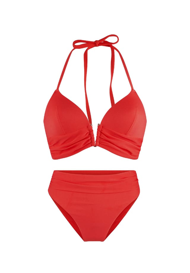 Комплект бикини с подкладкой треугольный Lingadore, красный
Комплект бикини с подкладкой треугольный Lingadore, красный