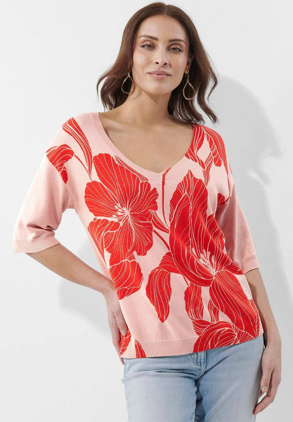 Футболка с принтом Alba Moda, коралловый
Футболка с принтом Alba Moda, коралловый