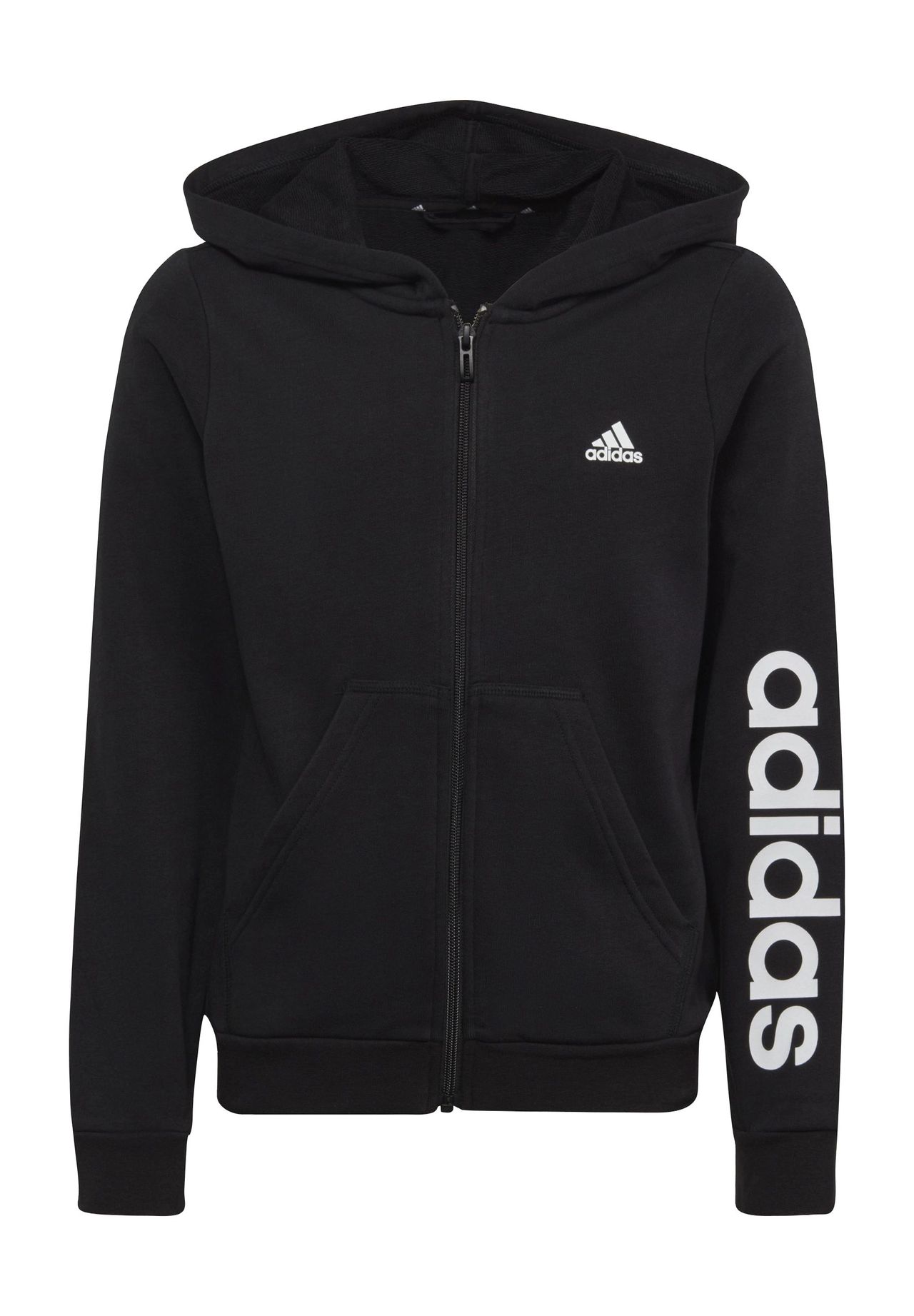 Толстовка, капюшон, разделенный карман-кенгуру, детская Adidas, цвет Black/ White
Толстовка, капюшон, разделенный карман-кенгуру, детская Adidas, цвет Black/ White