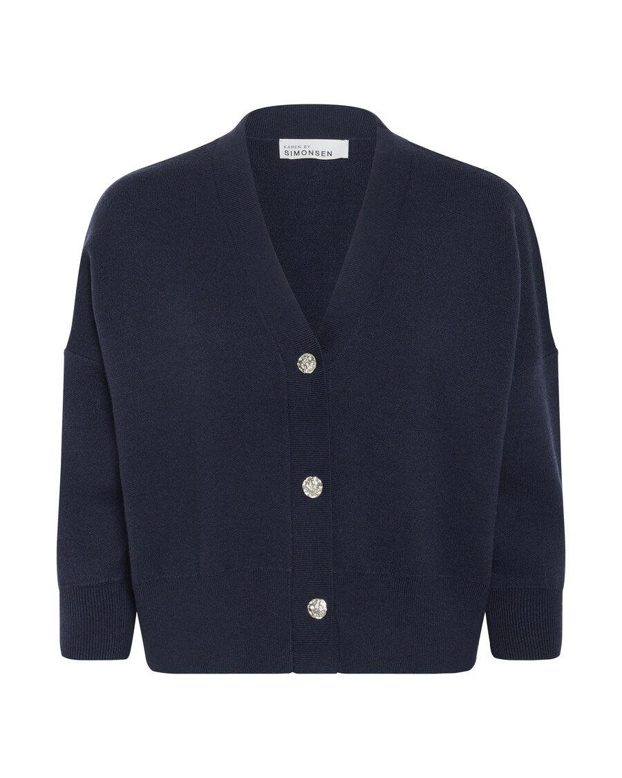 Вязаный кардиган KAREN BY SIMONSEN, темно-синий
Вязаный кардиган KAREN BY SIMONSEN, темно-синий