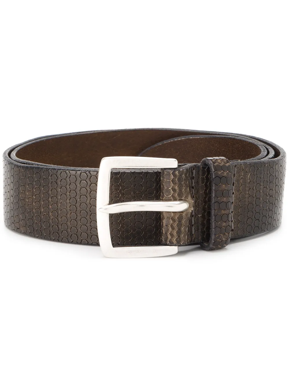 Ремень с тисненым узором Orciani, коричневый
Ремень с тисненым узором Orciani, коричневый