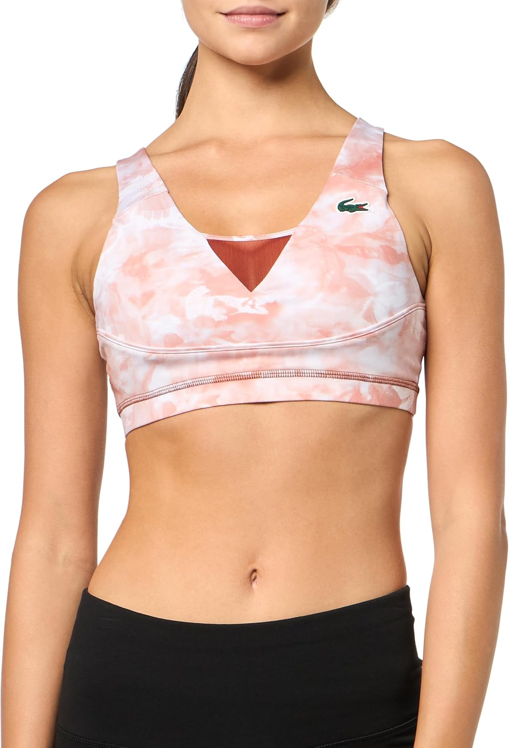Женский спортивный бюстгальтер Lacoste с принтом из переработанных материалов, White/Peach
Женский спортивный бюстгальтер Lacoste с принтом из переработанных материалов, White/Peach