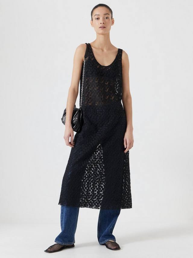 Цветочное платье миди без рукавов с вышивкой HUSH, Black
Цветочное платье миди без рукавов с вышивкой HUSH, Black