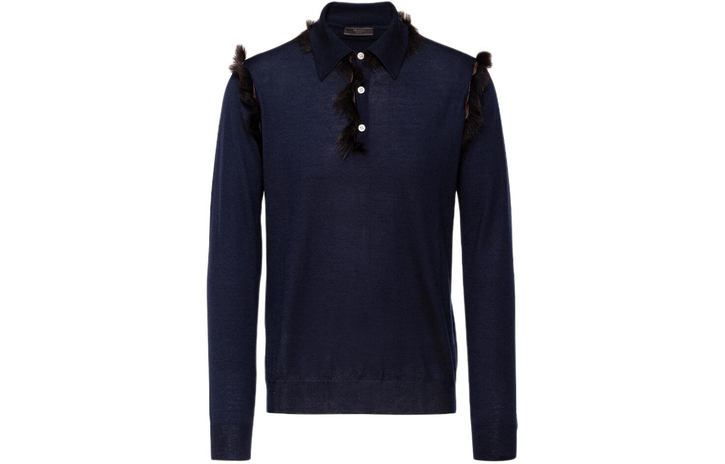 Кашемировый свитер мужской синий Prada, синий
Кашемировый свитер мужской синий Prada, синий