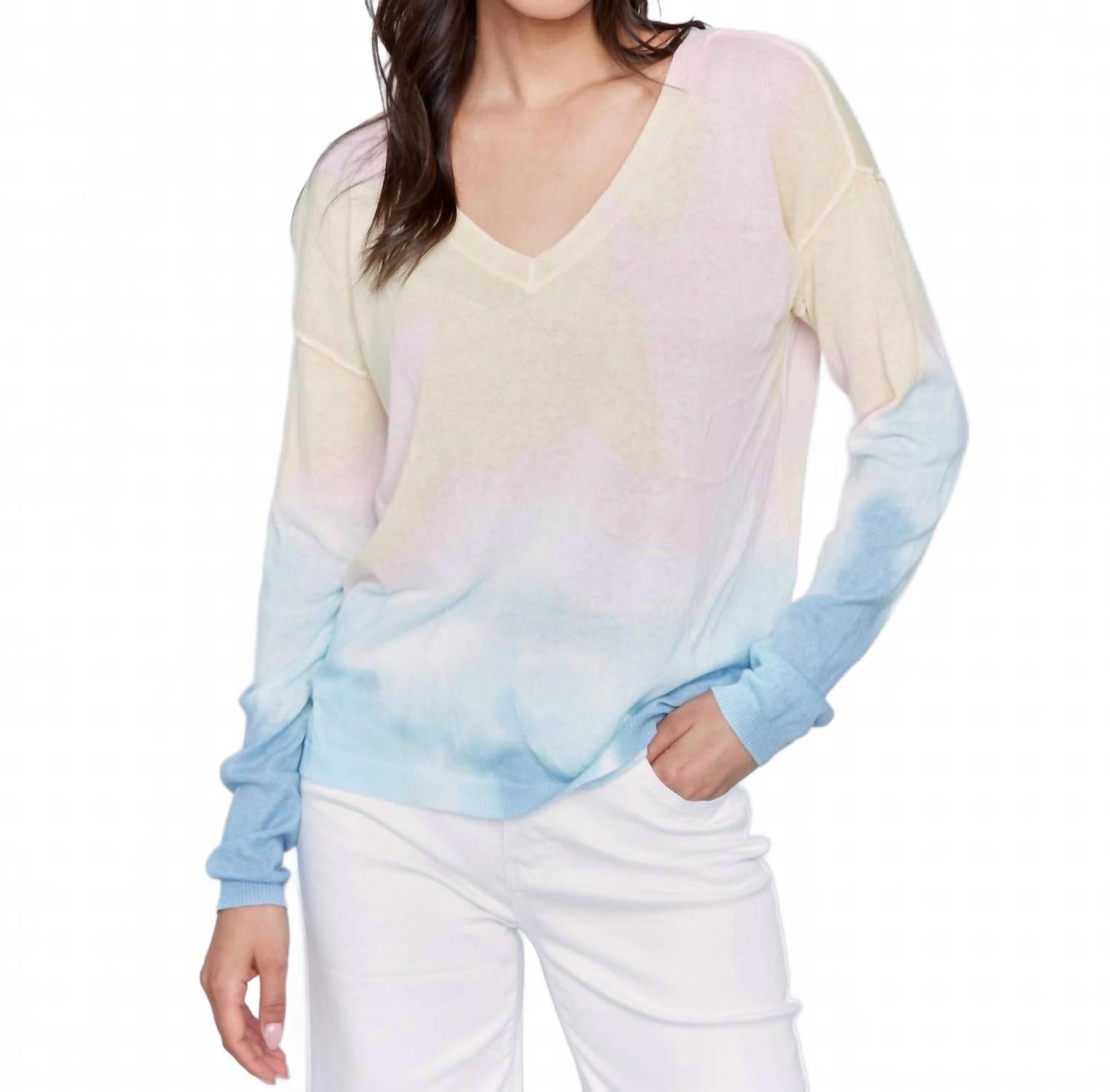 Легкий длинный свитер с рукавами в технике тай-дай, разноцветный CHARLIE B, мультиколор
Легкий длинный свитер с рукавами в технике тай-дай, разноцветный CHARLIE B, мультиколор