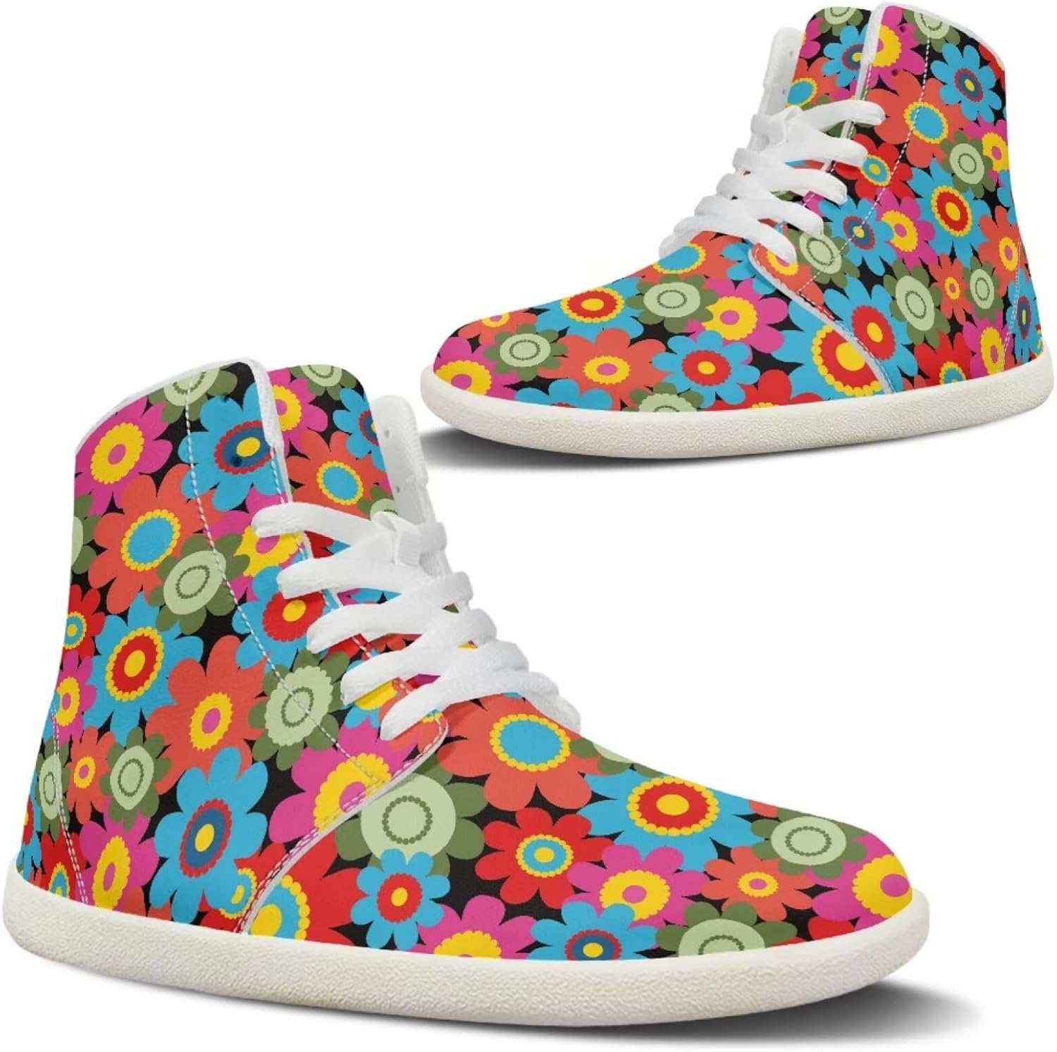 Кроссовки Jeiento для мужчин и женщин с высоким верхом, босоножки, хиппи, с цветочным узором, на шнуровке, модная обувь, Color Hippie Floral
Кроссовки Jeiento для мужчин и женщин с высоким верхом, босоножки, хиппи, с цветочным узором, на шнуровке, модная обувь, Color Hippie Floral