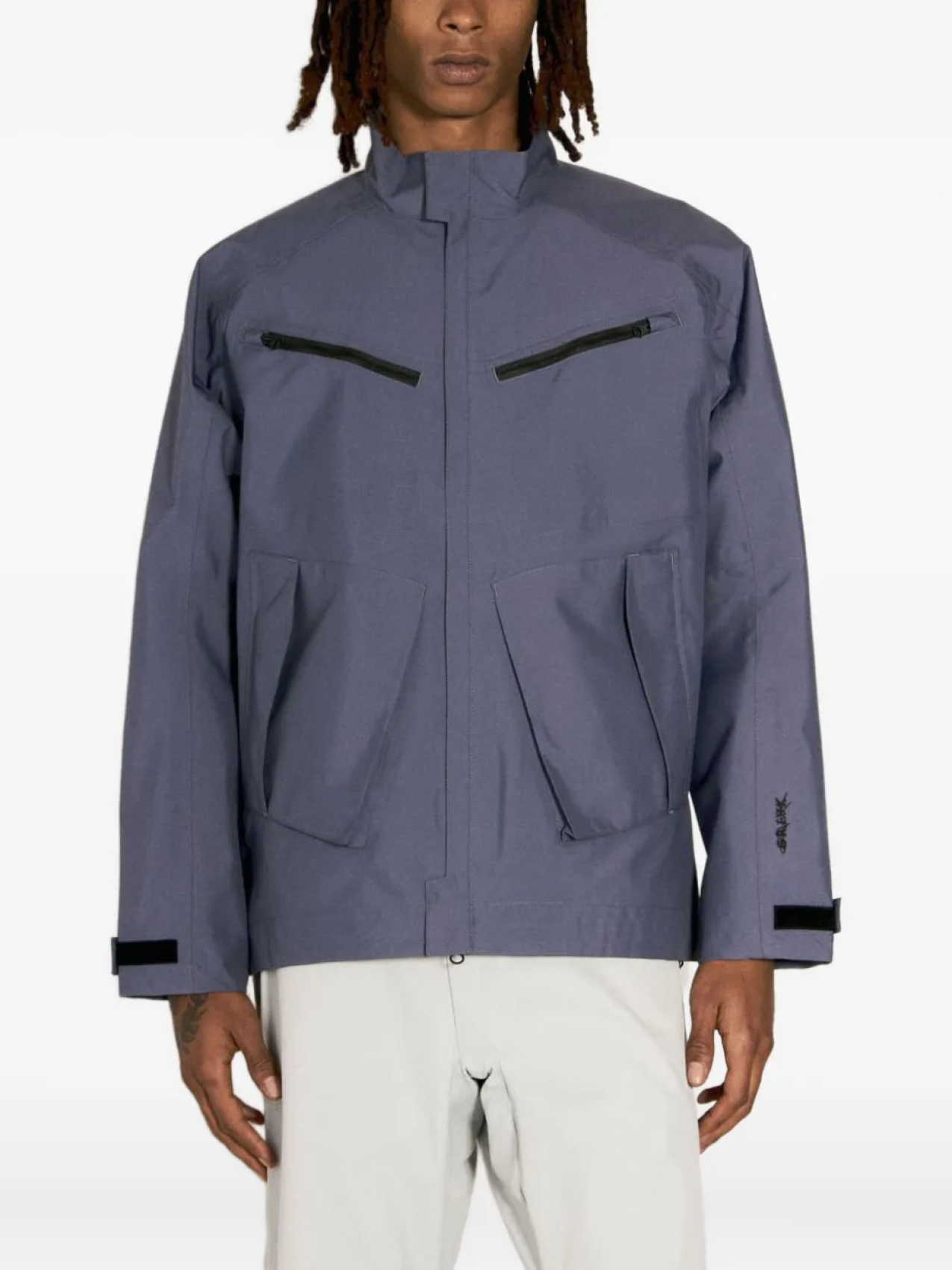 GR10K куртка с вышитым логотипом, синий
GR10K куртка с вышитым логотипом, синий