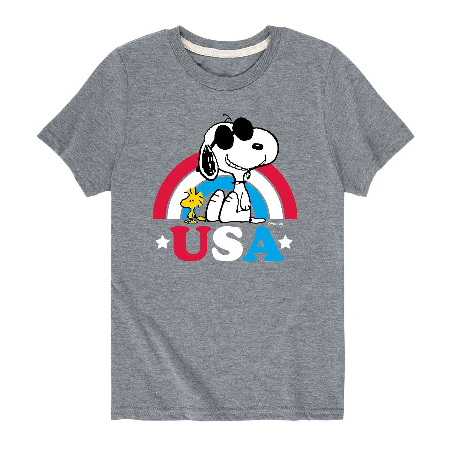 Футболка Peanuts Snoopy "USA" для мальчиков 8–20 лет с радужным рисунком Licensed Character, серый
Футболка Peanuts Snoopy "USA" для мальчиков 8–20 лет с радужным рисунком Licensed Character, серый