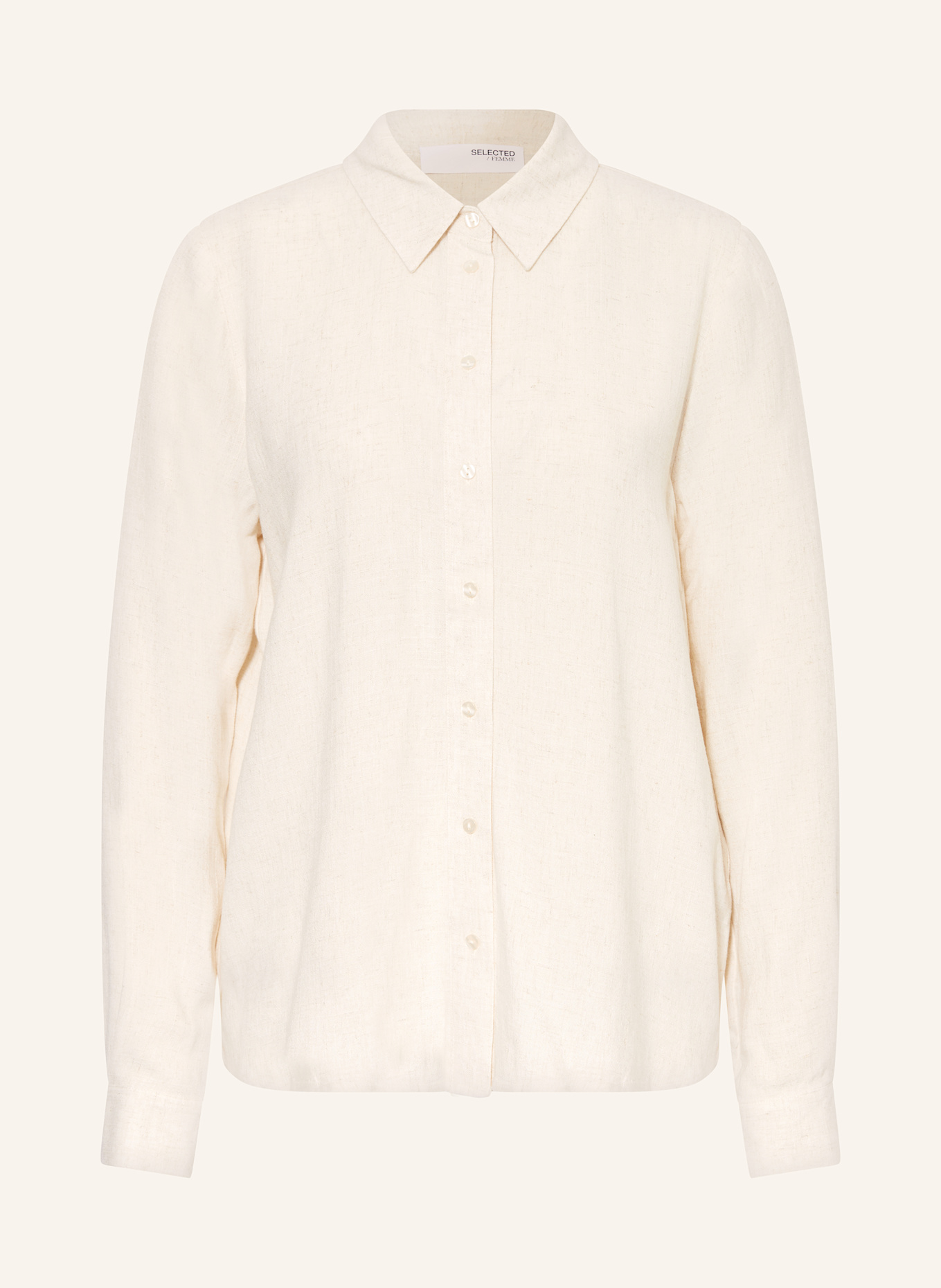 Рубашка блузка Selected Femme, бежевый
Рубашка блузка Selected Femme, бежевый