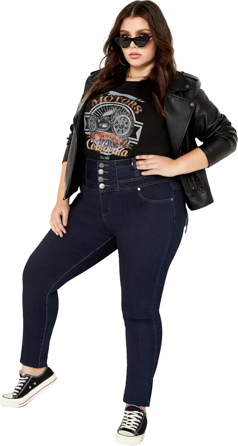 Джинсы City Chic Plus Size, модель Harley Zoey
Джинсы City Chic Plus Size, модель Harley Zoey