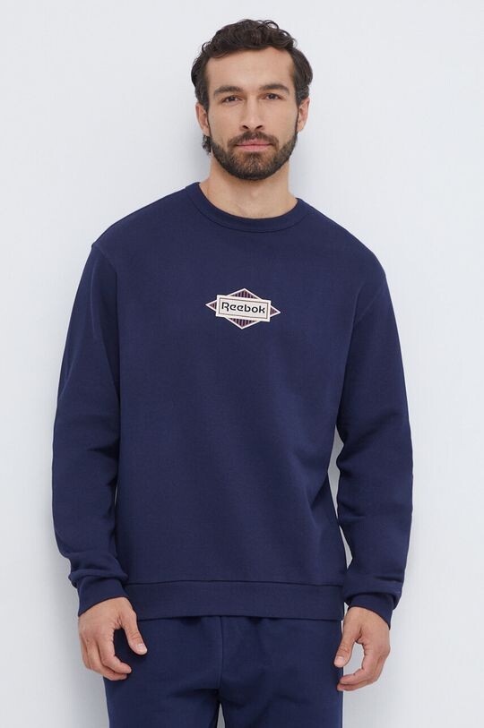 Хлопковая толстовка Reebok Classic, темно-синий
Хлопковая толстовка Reebok Classic, темно-синий