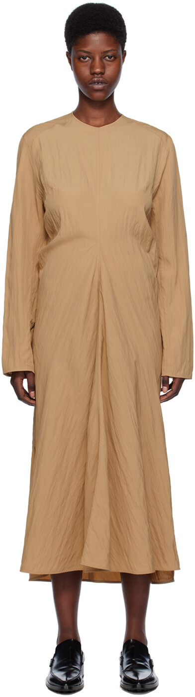 Светло-коричневое платье-миди Welles Studio Nicholson, Коричневый, Светло-коричневое платье-миди Welles Studio Nicholson
Светло-коричневое платье-миди Welles Studio Nicholson, Коричневый, Светло-коричневое платье-миди Welles Studio Nicholson