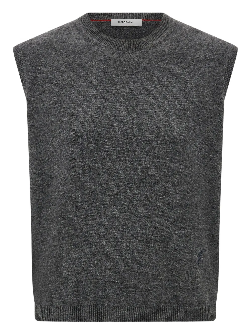 Трикотажный топ без рукавов Ferragamo, серый
Трикотажный топ без рукавов Ferragamo, серый