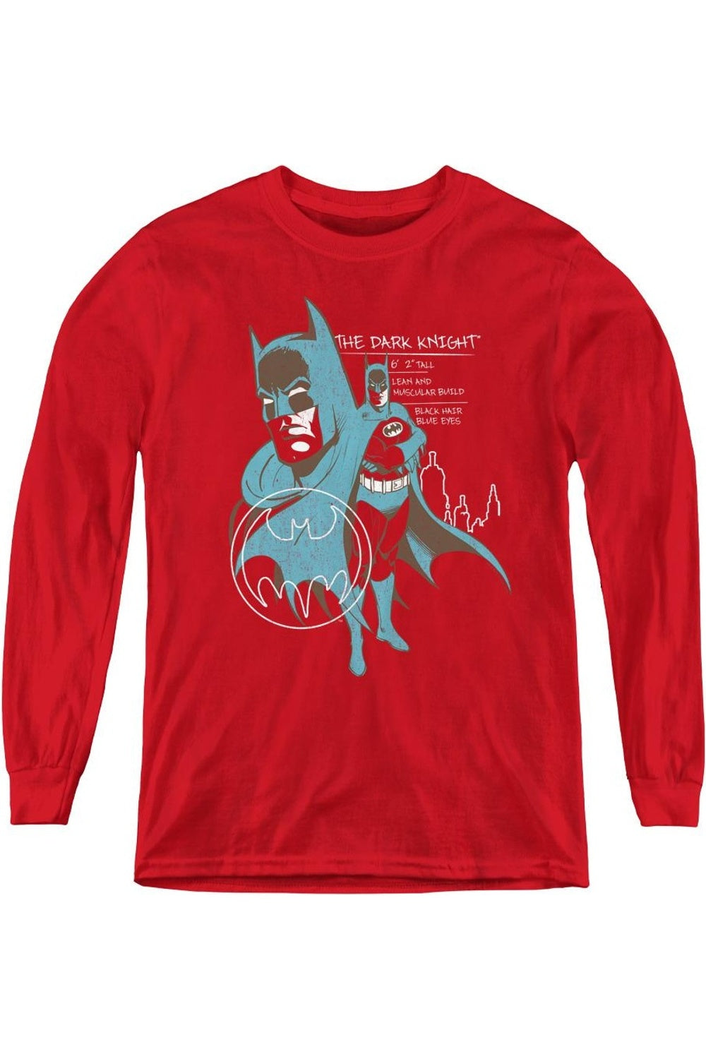 Футболка с длинным рукавом Batman для подростков, стройная и мускулистая Gildan, красный
Футболка с длинным рукавом Batman для подростков, стройная и мускулистая Gildan, красный