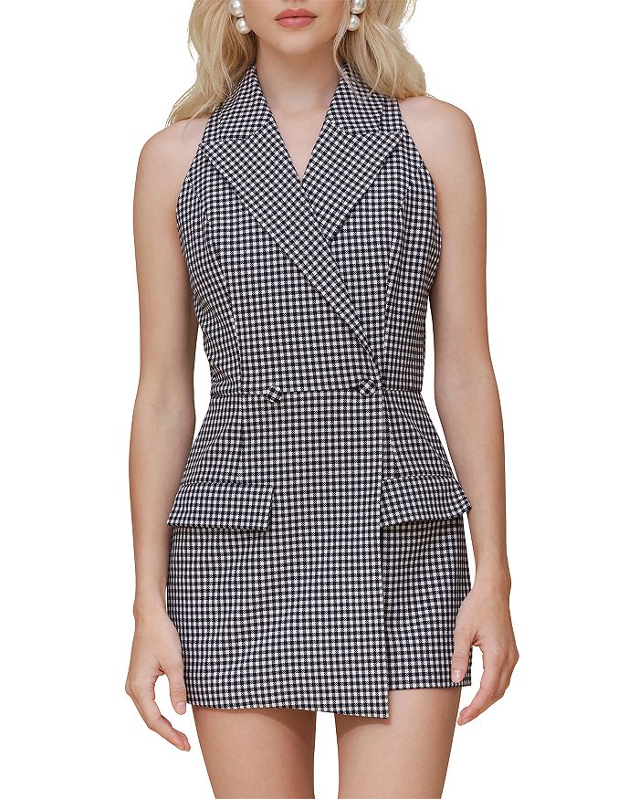 Безрукавый блейзер-ромпер Avec Les Filles, синий
Безрукавый блейзер-ромпер Avec Les Filles, синий