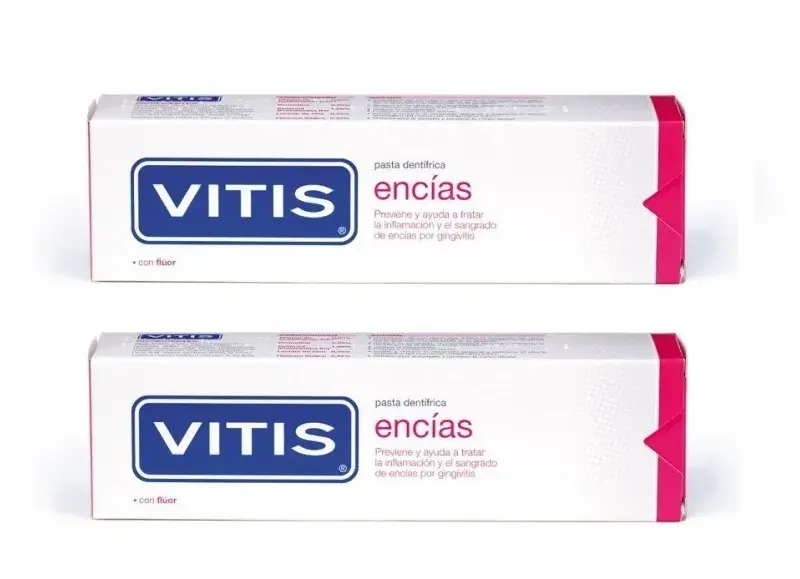 Чувствительные десны Duplo Dentífrico Vitis, 150 ml
Чувствительные десны Duplo Dentífrico Vitis, 150 ml