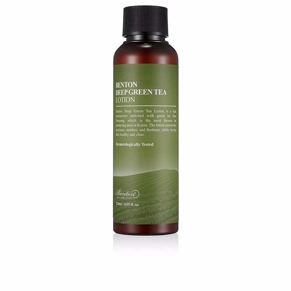 Увлажняющий лосьон для ухода за лицом Deep green tea lotion Benton, 120 мл
Увлажняющий лосьон для ухода за лицом Deep green tea lotion Benton, 120 мл