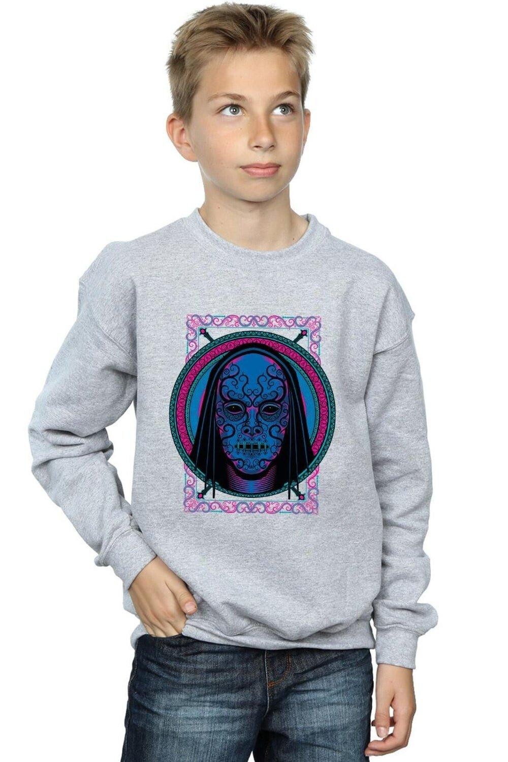 Неоновая толстовка с маской Пожирателя Смерти Harry Potter, серый
Неоновая толстовка с маской Пожирателя Смерти Harry Potter, серый