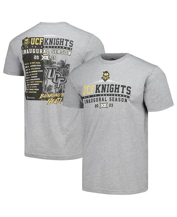 Мужская футболка цвета Хизер серого цвета UCF Knights Inaugural Big 12 Schedule Flogrown, серый
Мужская футболка цвета Хизер серого цвета UCF Knights Inaugural Big 12 Schedule Flogrown, серый