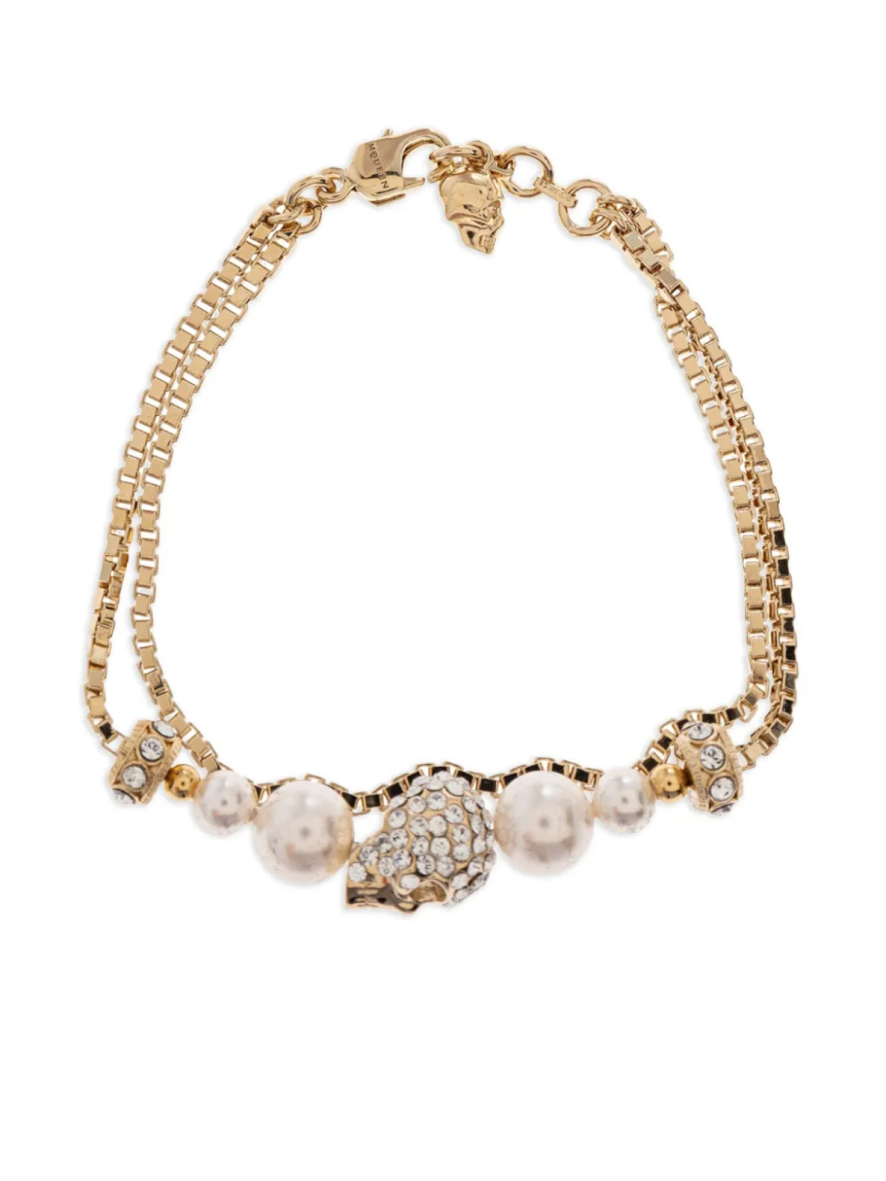 Браслет, украшенный кристаллами Alexander McQueen, золотой
Браслет, украшенный кристаллами Alexander McQueen, золотой